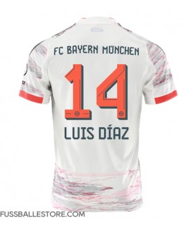 Günstige Bayern Munich Luis Diaz #14 Auswärtstrikot 2025-26 Kurzarm